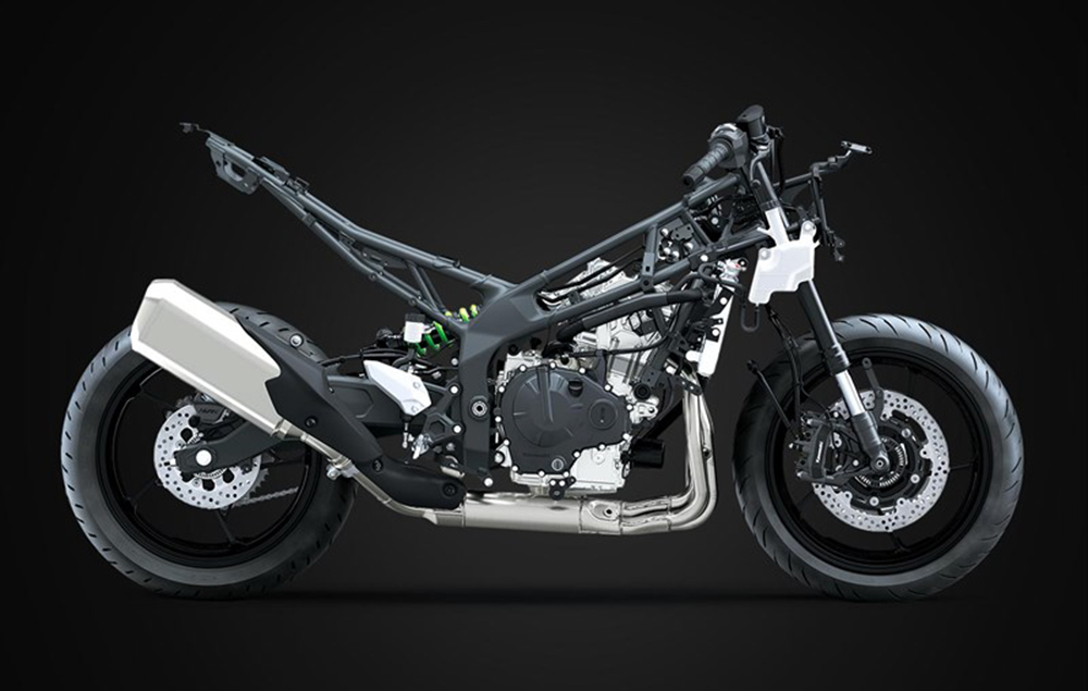 Kawasaki ZX4RR KRT 2023 khung xe Kawasaki ZX4RR KRT 2023
